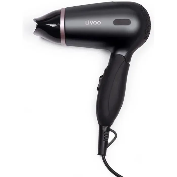 Sèche-cheveux de voyage pliable 1200 W Livoo