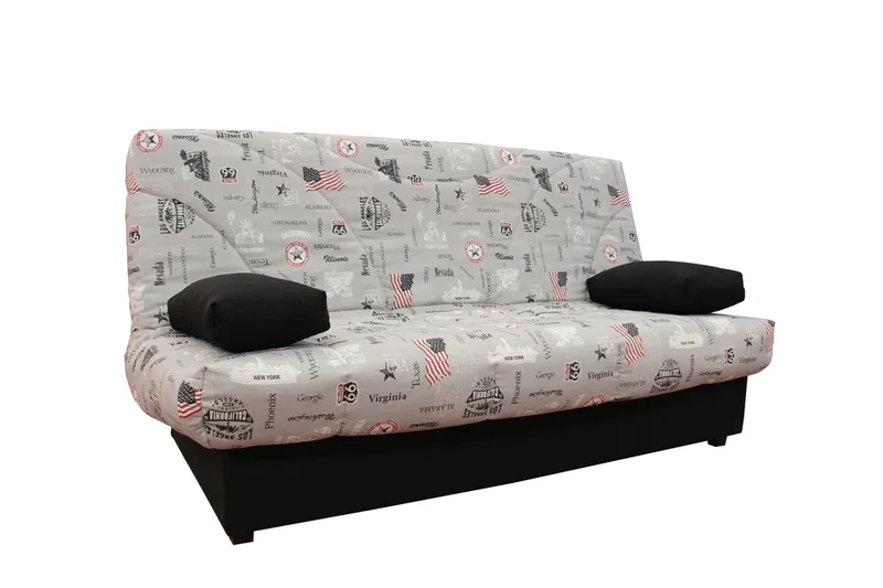 Clic-clac USA gris Alba Negro
