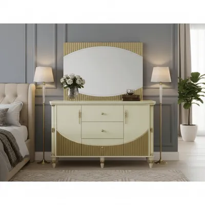Bahut 4 portes 156×43×174 cm