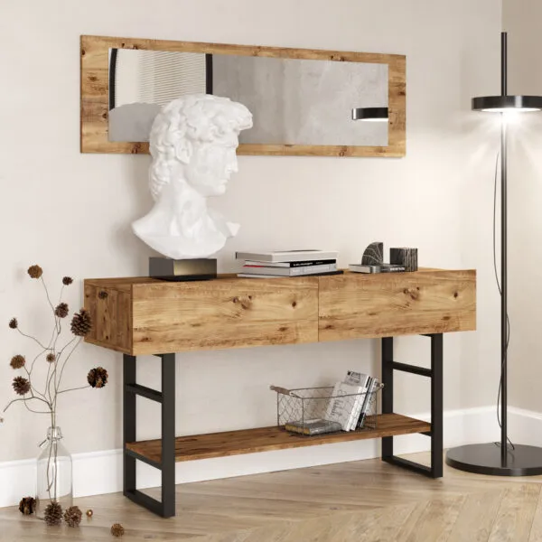 Console d'entrée compacte design moderne