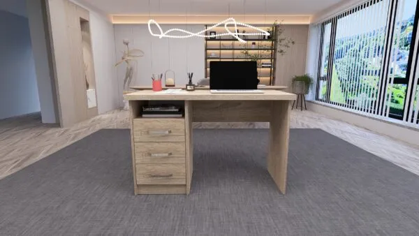 Bureau moderne avec rangement intégré