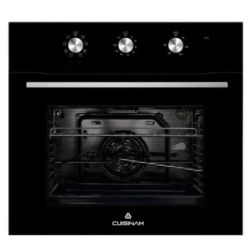 Four encastrable Cuisinam 60 cm 65L Ventilé Noir vitré CBO-6412