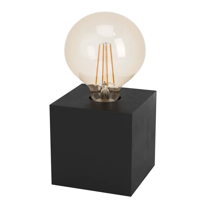 Lampe de table PRESTWICK2 1X40W E27 H95 bois/noir