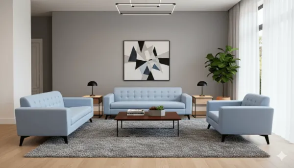 Salon complet 1+2+3 places design contemporain