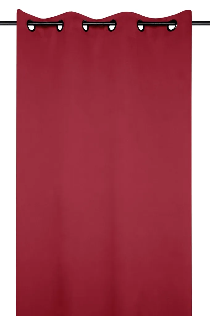 Rideau occultant notte 135X250 rouge - 100%PE