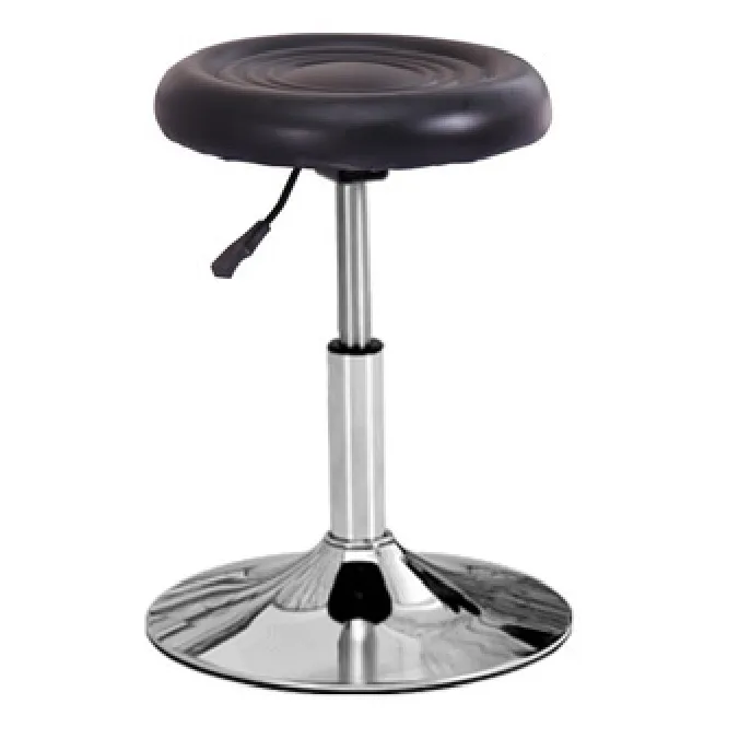 Chaise / tabouret de bar rond noir