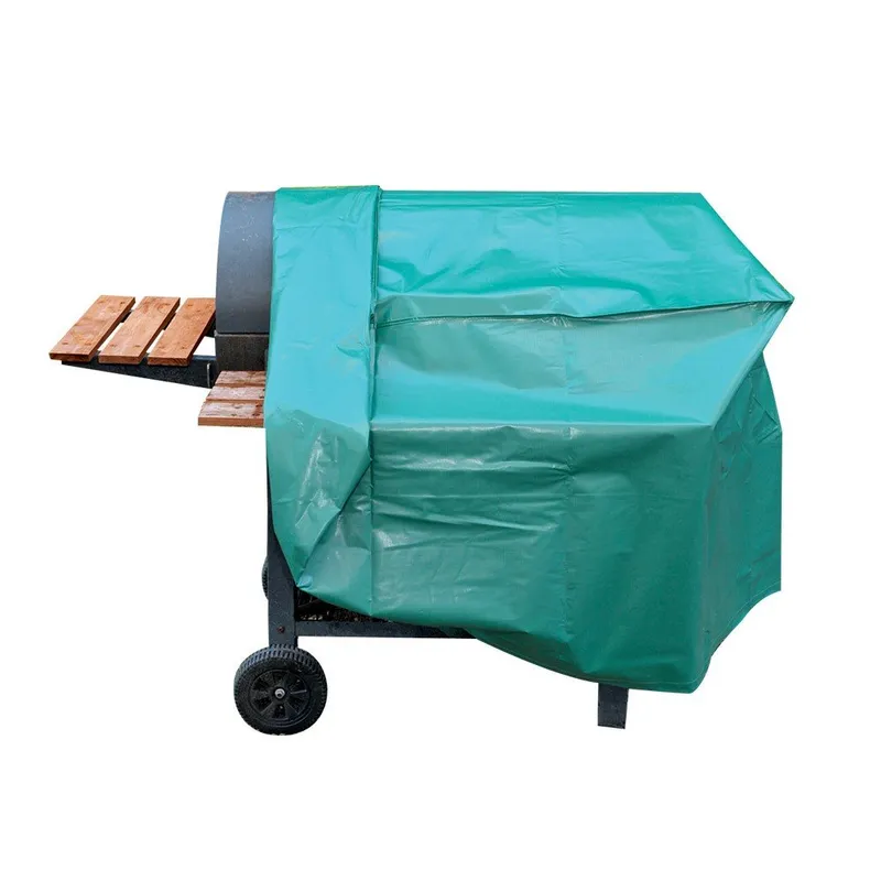 Housse de protection barbecue en PVC vert