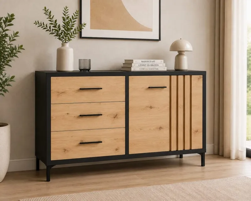 Buffet Berni – Rangement élégant pour salon ou salle à manger – BERNI-BUFFET
