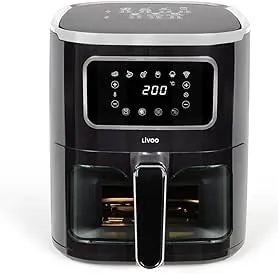 Friteuse sans huile Airfryer 5 L 1450 W Livoo 6 programmes