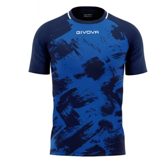 Maillot de football Givova bleu marine et noir