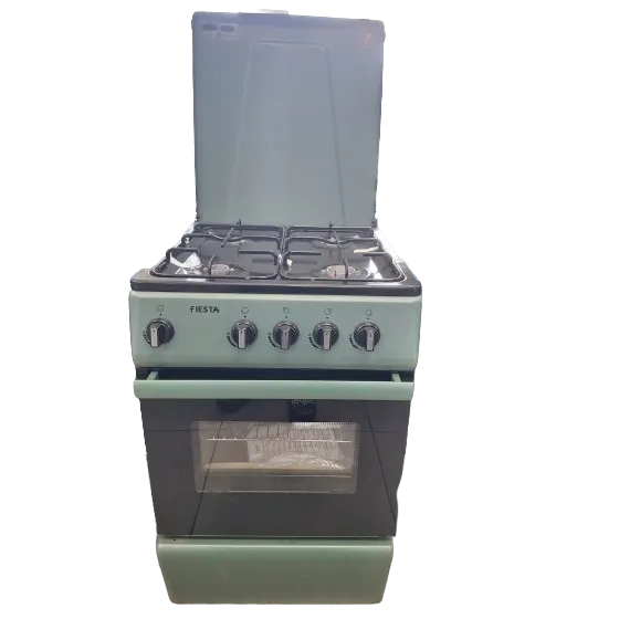 Cuisinière 4 feux Fiesta four à gaz Vert