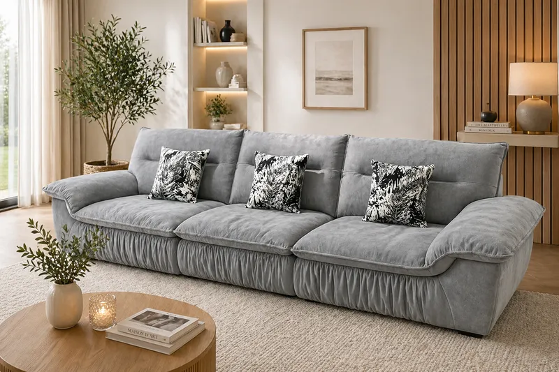 Salon de jardin 6 places – 340 × 100 × 72 cm