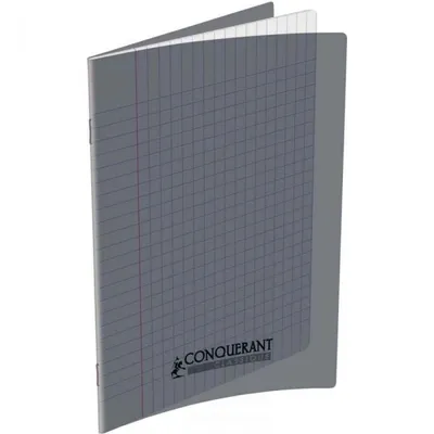 Cahier Conquérant A4 96 pages Seyès, polypro transparent