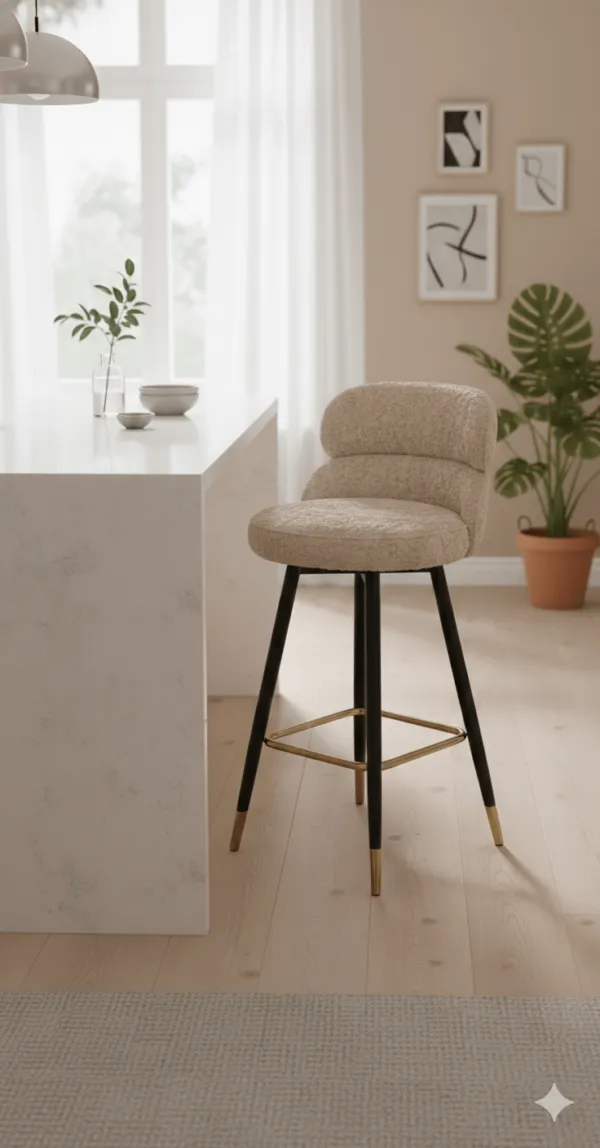 Chaise de bar scandinave moderne