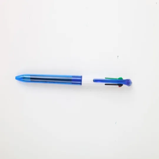 Stylo à bille 4 couleurs rétractable