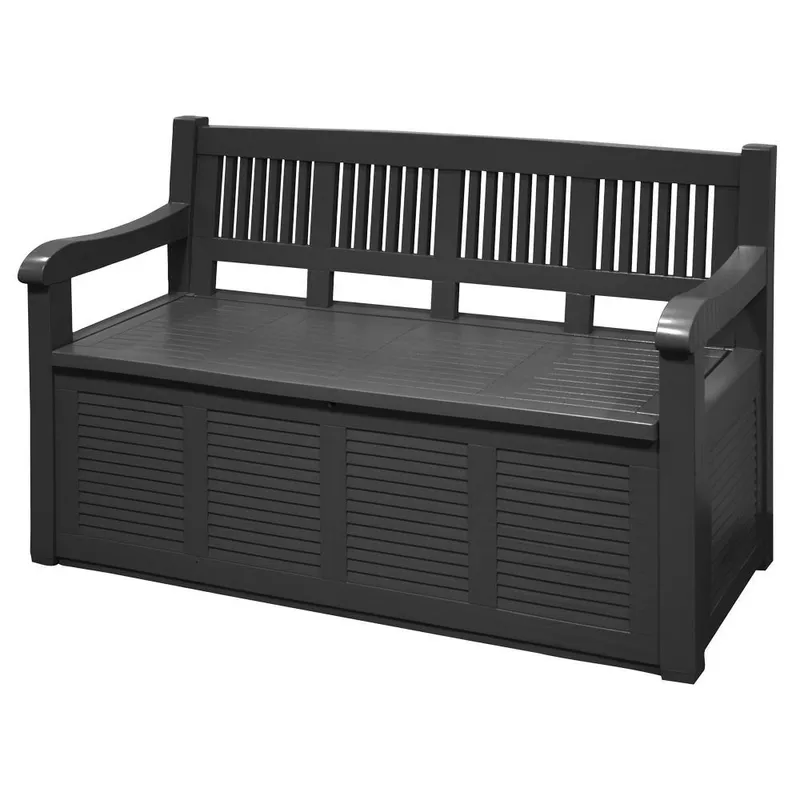 Banc coffre de jardin – assise avec rangement intégré