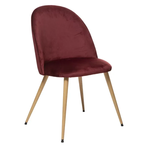 Chaise Slano Velour Terrakota