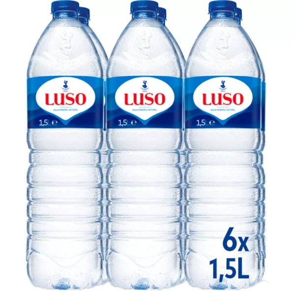 Pack 6 bouteilles d'eau Luso 1.5L