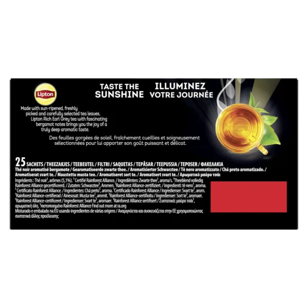 Thé Noir Lipton Earl Grez 25 sachets – Image 3