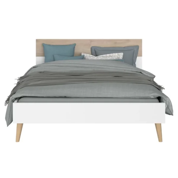 Chambre AALBORG Lit 2,5 places 1 Armoire 1 commode 2 chevets – Image 2