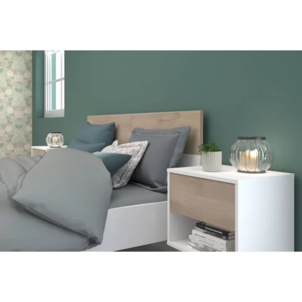 Chambre AALBORG Lit 2,5 places 1 Armoire 1 commode 2 chevets – Image 7