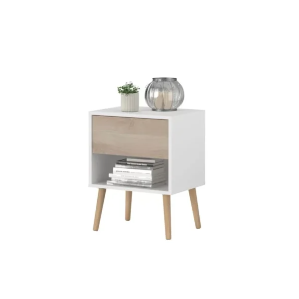 Chambre AALBORG Lit 2,5 places 1 Armoire 1 commode 2 chevets – Image 10
