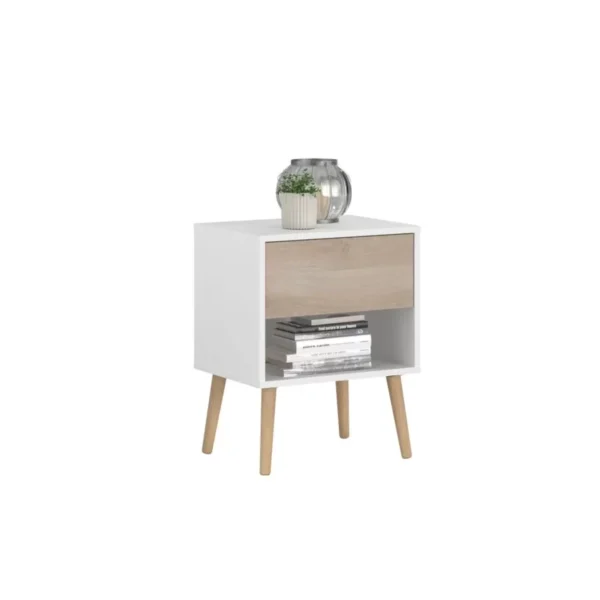 Chambre AALBORG Lit 2,5 places 1 Armoire 1 commode 2 chevets – Image 9