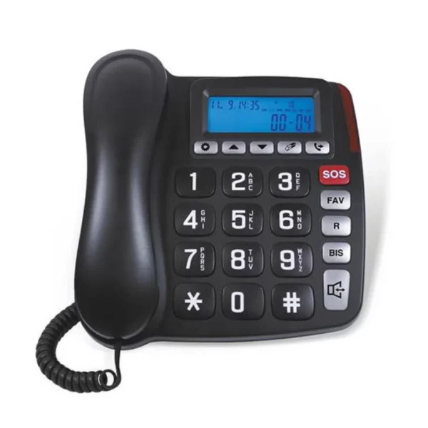 Téléphone Résidentiel Sans Répondeur Schneider GMSC525FBLK – Image 2