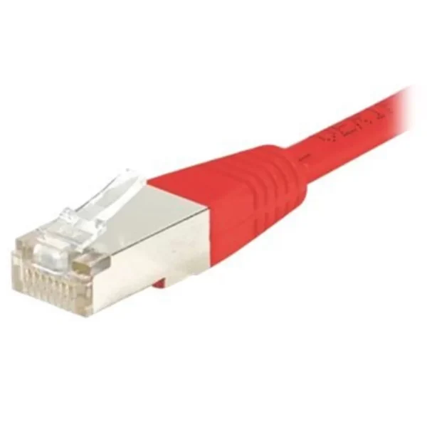 Câble RJ45 3 mètres catégorie 6 F/UTP rouge
