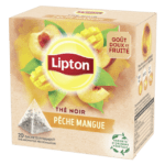 Thé noir pêche mangue Lipton 20 sachets