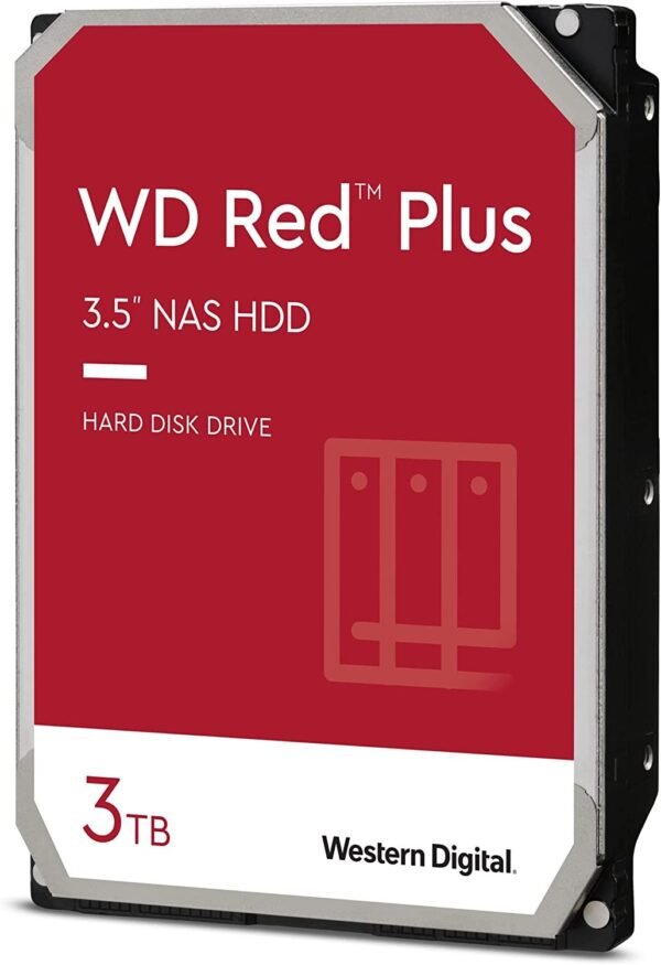 Disque Dur NAS 3,5" 3 To Western Digital WD Red Plus
