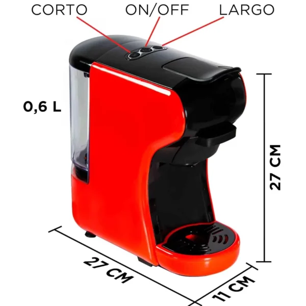 Cafetière multi capsules Caf and Go ST-504 Rouge Noir – Image 7