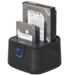Station d'accueil de disques de stockage Advance 45607 Noir