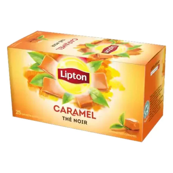Thé noir au caramel Lipton 25 sachets