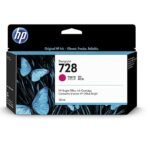 CARTOUCHE D'ANCRE HP 728 MAGENTA 130 ML