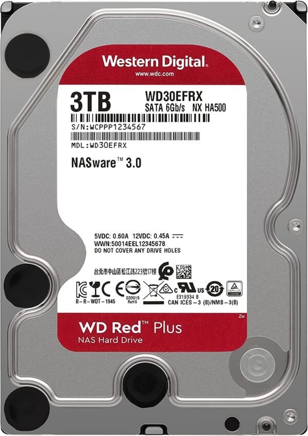 Disque Dur NAS 3,5" 3 To Western Digital WD Red Plus – Image 3