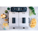 Friteuse double Livoo 2X3L 3300W Inox DOC217