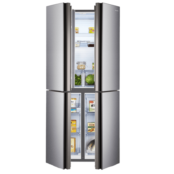 Réfrigérateur 427L Hisense RQ515N4AD1 4 portes Noir Silver – Image 7