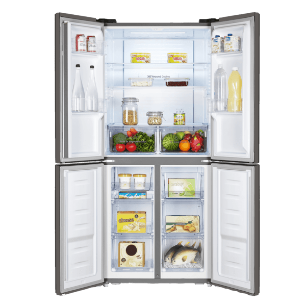Réfrigérateur 427L Hisense RQ515N4AD1 4 portes Noir Silver – Image 6