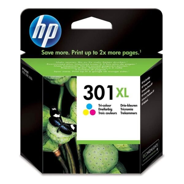 CARTOUHE D'ENCRE HP 301XL 3 COULEURS 330 PAGES
