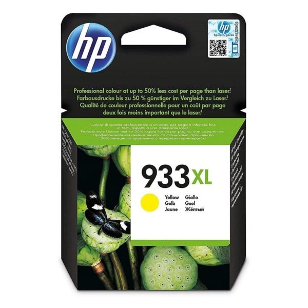 CARTOUCHE D'ENCRE HP 933XL JAUNE 825 PAGES