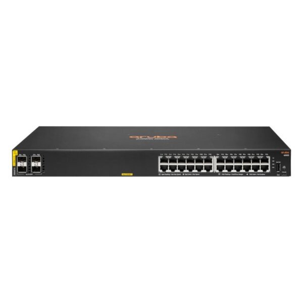 Switch manageable 24 ports 24G PoE+ 10/100/1000 Mbps Aruba 6000