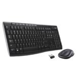 Pack Clavier et Souris sans fil Logitech MK270 Noir