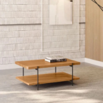 Table basse LISBOA NATURE COULEUR BOIS MAT