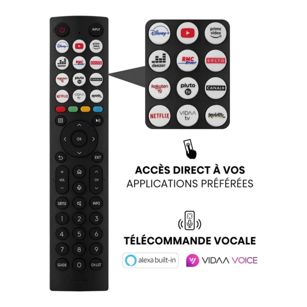 Téléviseur intelligent 55'' Hisense 55E7HQ  Smart TV QLED 4K – Image 2