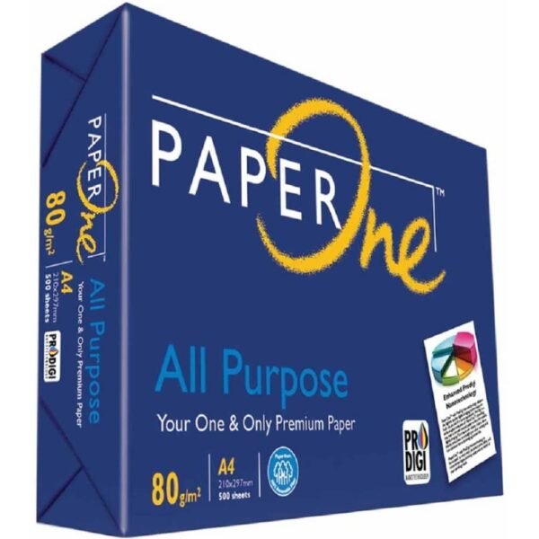 Papier Blanc A4 PaperOne All Purpose Ramette 500 feuilles 80 G