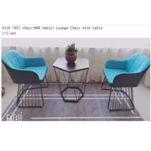 Table 909 / 927 + 2 Chaises