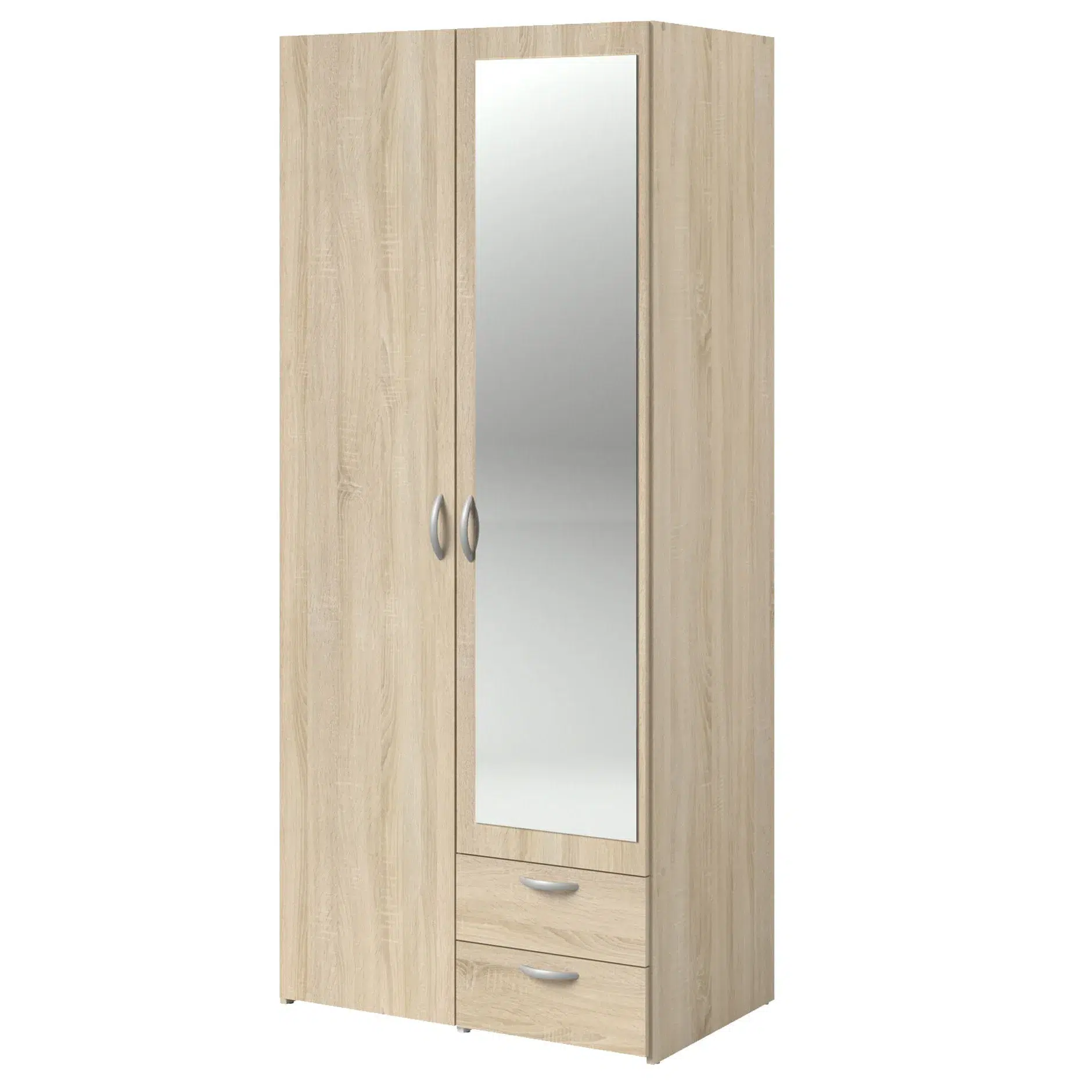 Armoire 2 portes Daily 81x85x51 cm Chêne Sonoma – Image 4