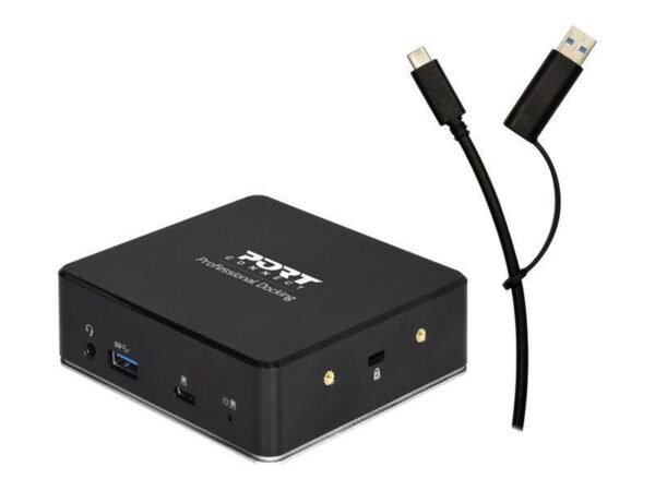 Station d'accueil USB-C / USB-A PORT DESIGNS 901908-W-EU double sortie vidéo - – Image 8