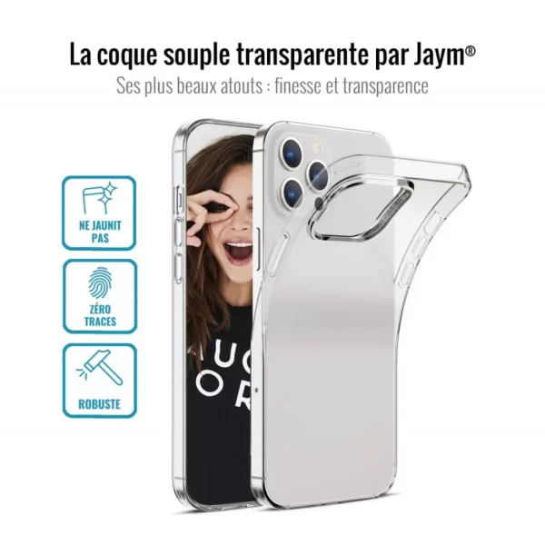 Coque transparente Jaym compatible Samsung Galaxy A14 – Image 4